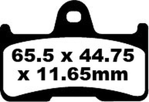 Ebc FA344TT TT Sport Carbon Fusion fékbetétek Fékbetét 0
