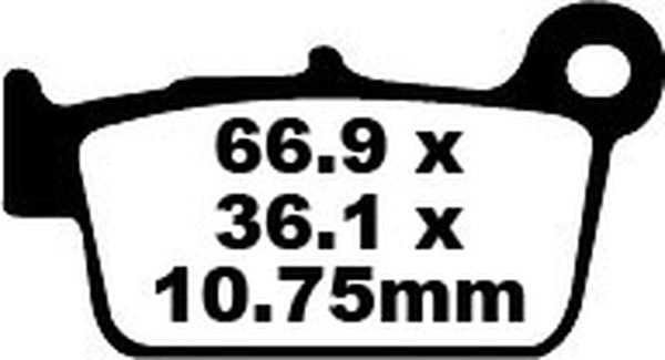 Ebc FA367TT TT Sport Carbon Fusion fékbetétek Fékbetét 0