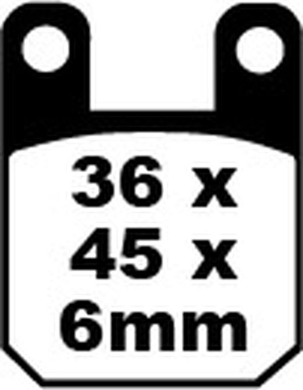 Ebc SFA115 SFA sorozatú organikus robogó fékbetétek Fékbetét 0