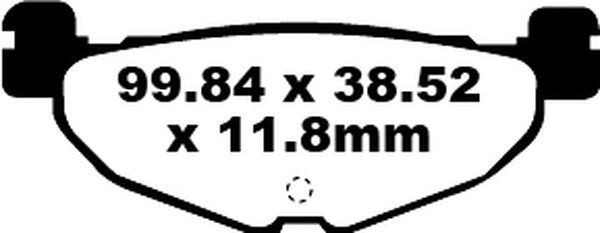 Ebc SFA408 SFA sorozatú organikus robogó fékbetétek Fékbetét 0