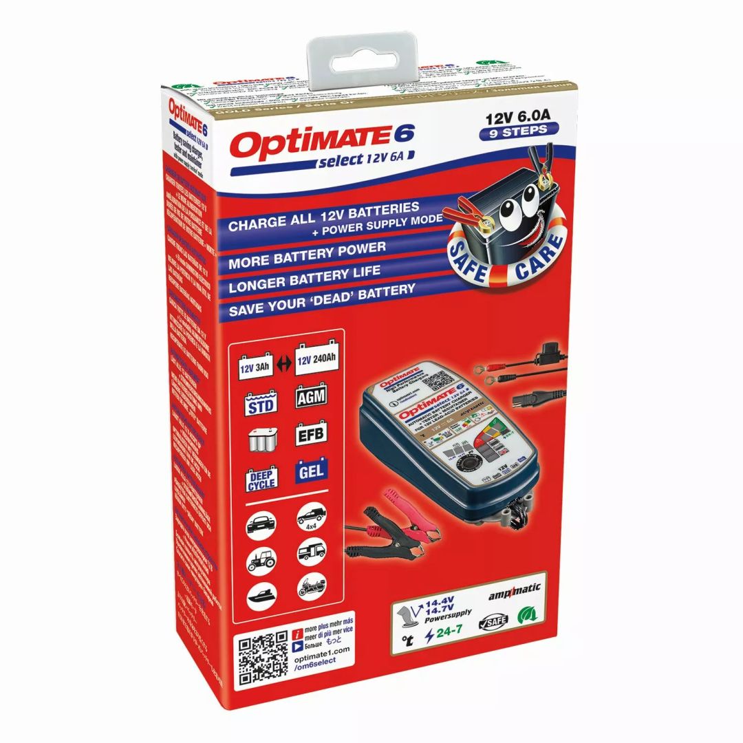 Tecmate TM370 Optimate 6 Select Akkumulátor töltő 2