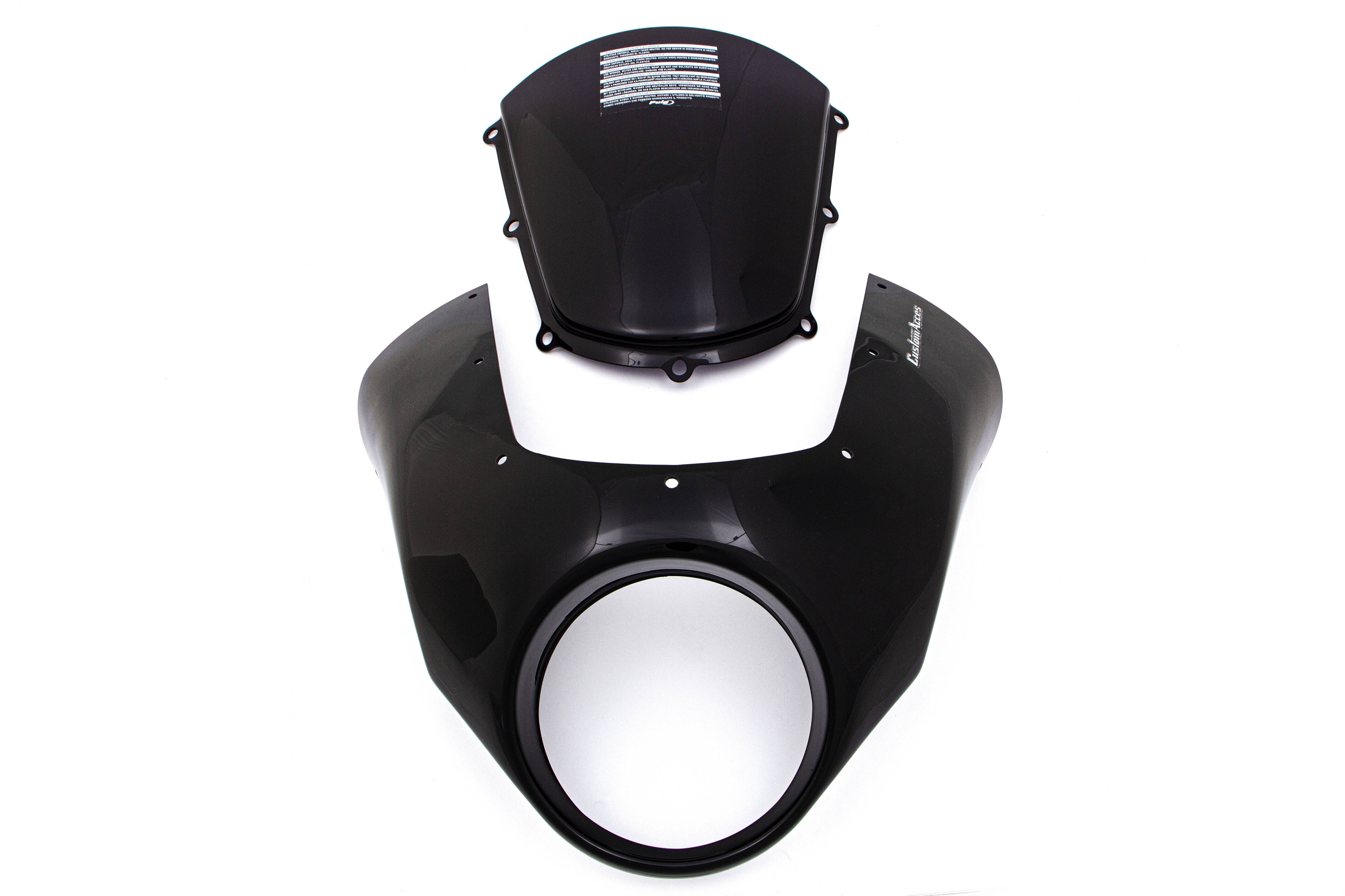 Custom acces - motoacces SEMIFAIRING sötét éjszaka DA Szélvédő, plexi, fejidom 0