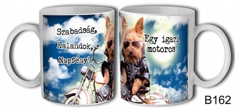 Nevesajandek Bögre Egy igazi motoros Bögre és egyéb ajándéktárgy 0