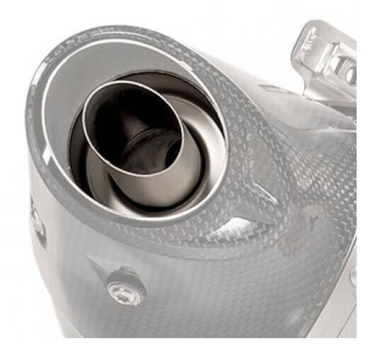 AKRAPOVIC zajcsillapító / DB Killerrozsdamentes acél Motor kipufogó alkatrész 0