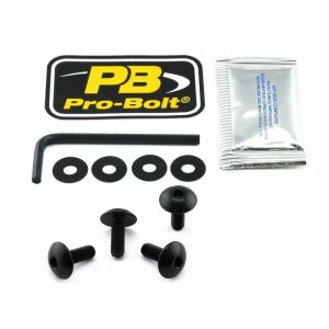 Pro bolt NPLATE30BK rendszámtábla csavarok Rendszámtartó