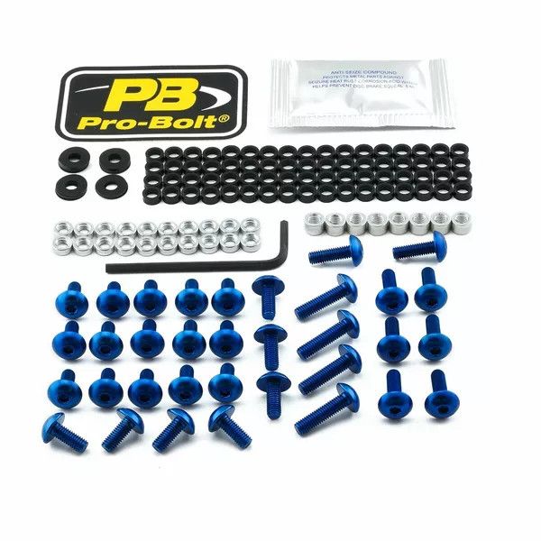 Pro bolt FBM730B Alumínium Fairing Bolt készlet a BMW -hez Szélvédő és karosszéria rögzítő alkatrész 0