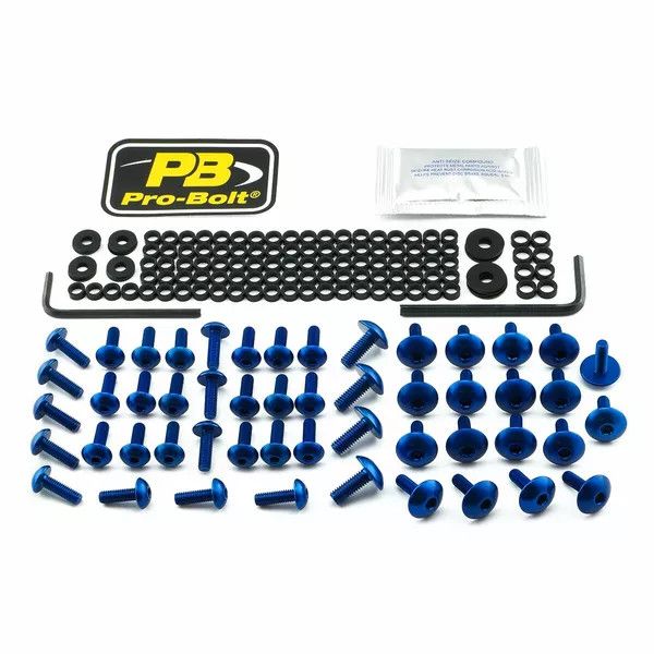 Pro bolt FDU250B Alumínium Fairing Bolt készlet a Ducati számára Szélvédő és karosszéria rögzítő alkatrész 0