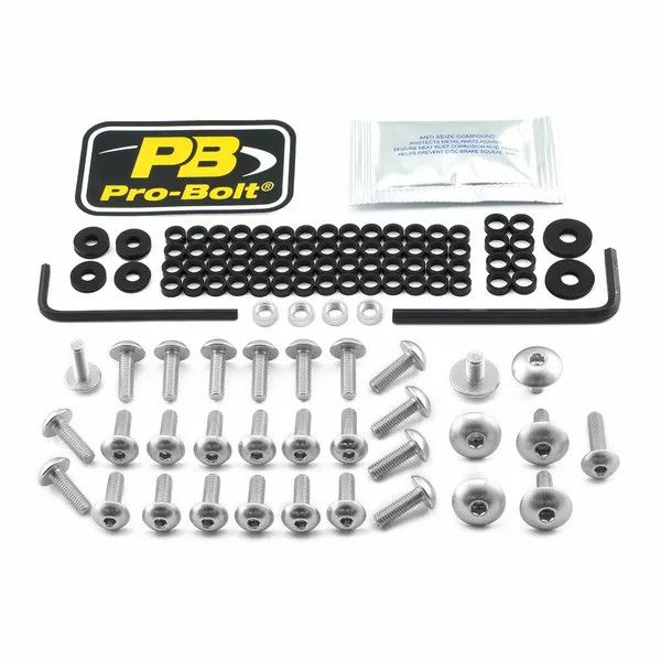 Pro bolt FDU260S Alumínium Fairing Bolt készlet a Ducati számára Szélvédő és karosszéria rögzítő alkatrész 0