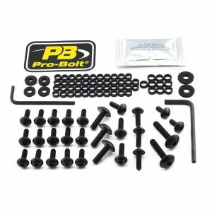 Pro bolt FKA420bk alumínium vásárló csavarkészlet Kawasaki számára Szélvédő és karosszéria rögzítő alkatrész