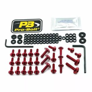 Pro bolt FKA420R alumínium vásárló csavarkészlet Kawasaki számára Szélvédő és karosszéria rögzítő alkatrész