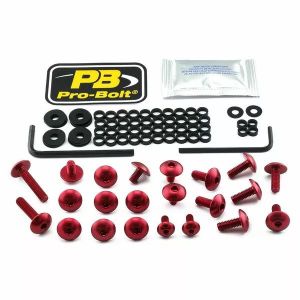 Pro bolt FKA430R alumínium vásárló csavarkészlet Kawasaki számára Szélvédő és karosszéria rögzítő alkatrész