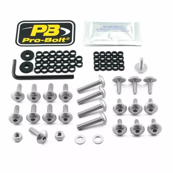 Pro bolt Fya284s alumínium vásárló csavarkészlet a yamaha számára Szélvédő és karosszéria rögzítő alkatrész 0