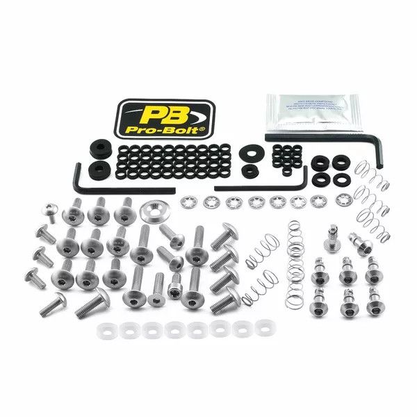 Pro bolt Fya407Qraks alumínium fair csavarkészlet a yamaha számára Szélvédő és karosszéria rögzítő alkatrész 0