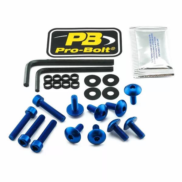 Pro bolt Fya510B alumínium vásárló csavarkészlet a Yamaha számára Szélvédő és karosszéria rögzítő alkatrész 0