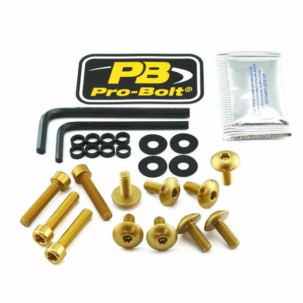Pro bolt Fya510G alumínium vásárló csavarkészlet a Yamaha számára Szélvédő és karosszéria rögzítő alkatrész 0