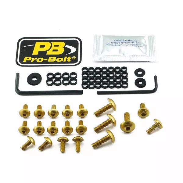 Pro bolt Fya650G alumínium vásárló csavarkészlet a Yamaha számára Szélvédő és karosszéria rögzítő alkatrész 0