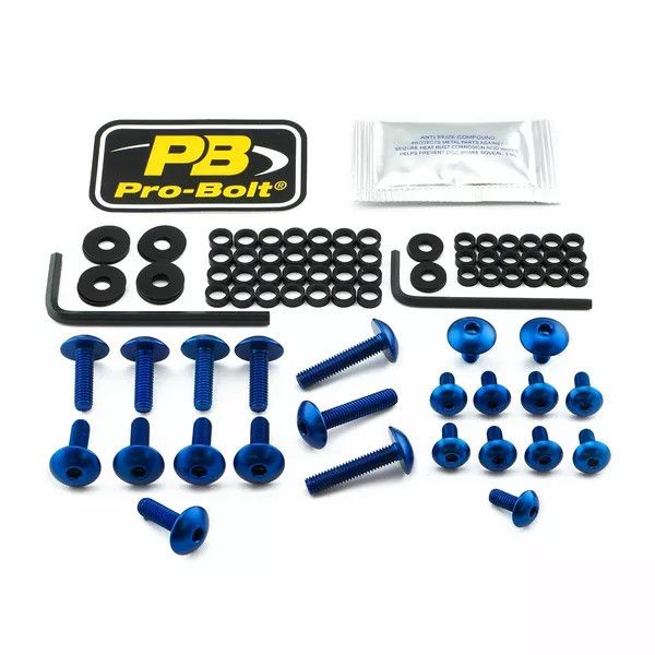 Pro bolt Fya660b alumínium vásárló csavarkészlet a Yamaha számára Szélvédő és karosszéria rögzítő alkatrész 0