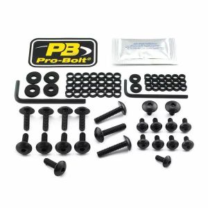 Pro bolt Fya660bk alumínium vásárló csavarkészlet a yamaha számára Szélvédő és karosszéria rögzítő alkatrész