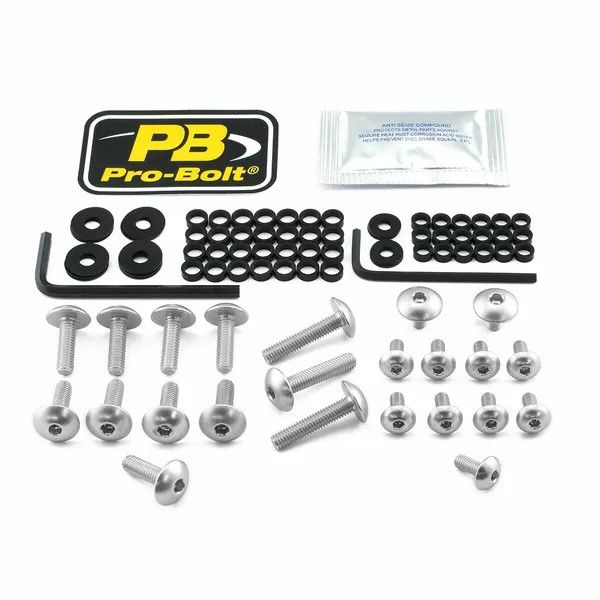 Pro bolt Fya660s alumínium vásárló csavarkészlet a yamaha számára Szélvédő és karosszéria rögzítő alkatrész 0