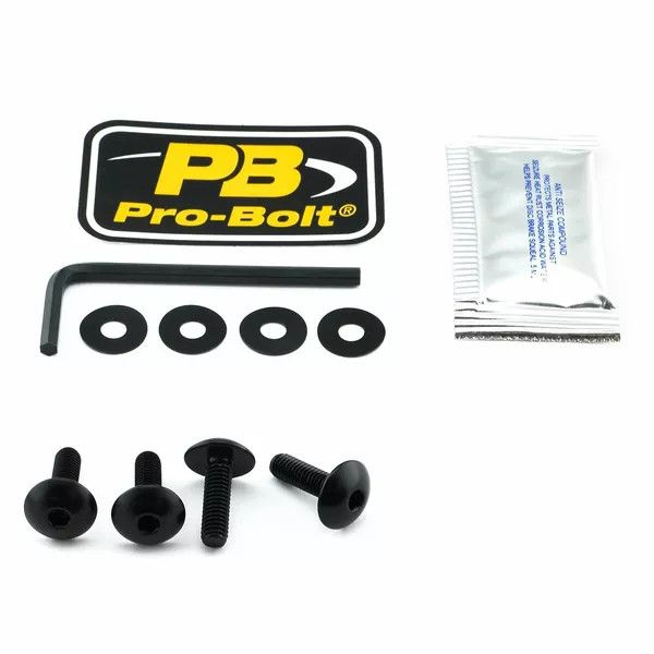 Pro bolt SK110BK alumínium képernyő csavarkészlet Szélvédő és karosszéria rögzítő alkatrész 0