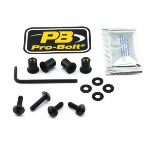 Pro bolt SK405BK alumínium képernyő csavarkészlet Szélvédő, fejidom