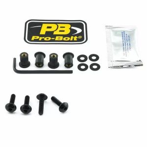 Pro bolt SKBM810BK alumínium képernyő csavarkészlet Szélvédő, fejidom