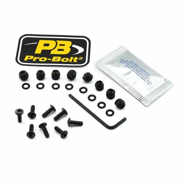 Pro bolt SKDUC8BK alumínium képernyő csavarkészlet Szélvédő és karosszéria rögzítő alkatrész 0