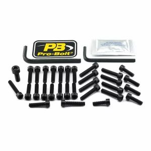 Pro bolt EYA283BK alumínium motor csavarkészlet a BMW -hez Karosszéria rögzítő, csavar Body H&A