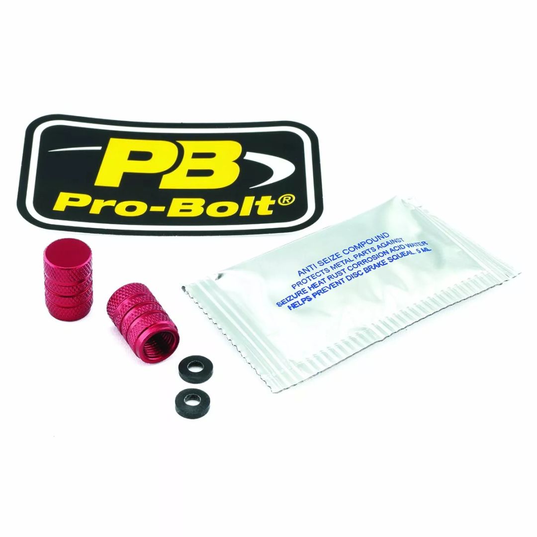 Pro bolt 2DCAP10B alumínium szelep szár sapka Kerékszelep 3