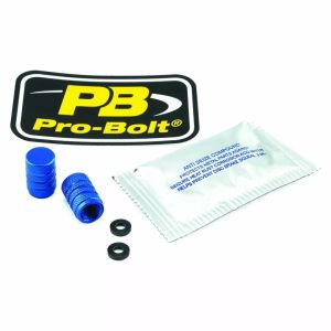 Pro bolt 2DCAP10B alumínium szelep szár sapka Motorgumi és quad gumi