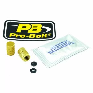 Pro bolt 2DCAP10G alumínium szelep szár sapka Motorgumi és quad gumi
