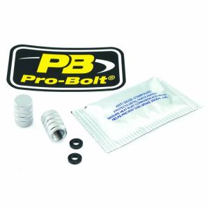 Pro bolt 2DCAP10S alumínium szelep szár sapka Motorgumi és quad gumi
