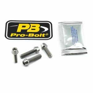 Pro bolt TIBCPERCH10 Titanium Brake & Kuplungkar szorítócsavar készlet Kormányra szerelhető kiegészítő