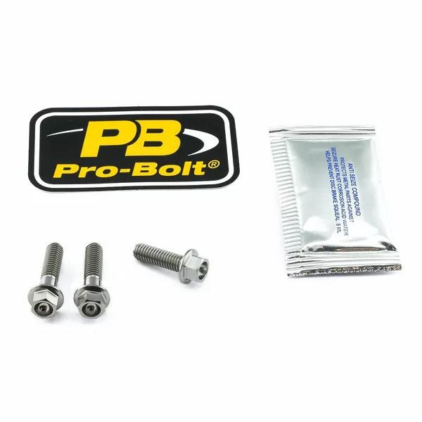 Pro bolt TIBCPERCH140 Titanium Brake & Kuplungkar szorítócsavar készlet Kormányra szerelhető kiegészítő 0