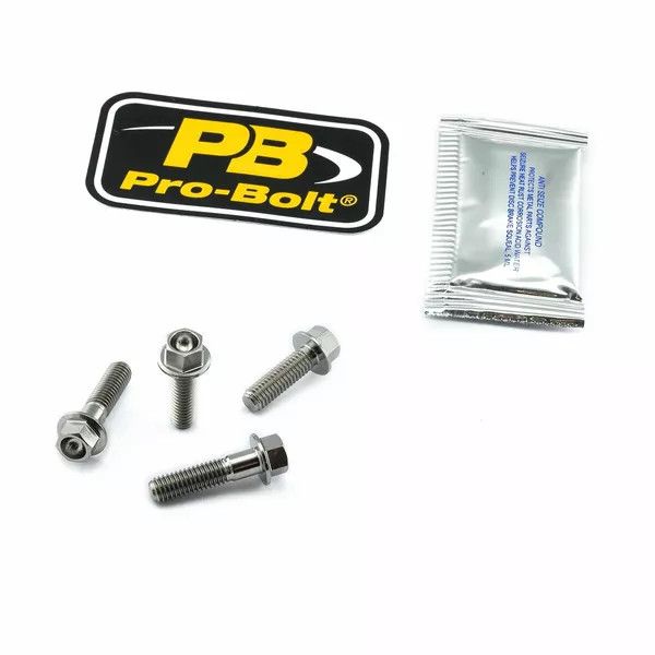 Pro bolt TIBCPERCH150 Titanium Brake & Kuplungkar szorítócsavar készlet Kormányra szerelhető kiegészítő 0