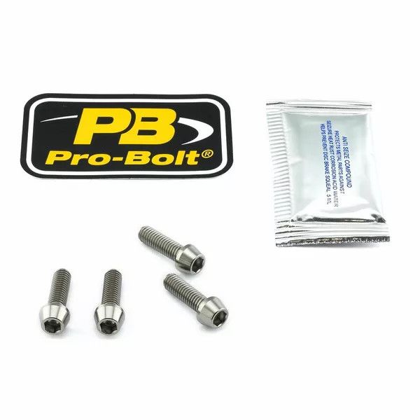 Pro bolt TIBCPERCH70 Titanium Brake & Kuplungkar szorítócsavar készlet Kormányra szerelhető kiegészítő 0
