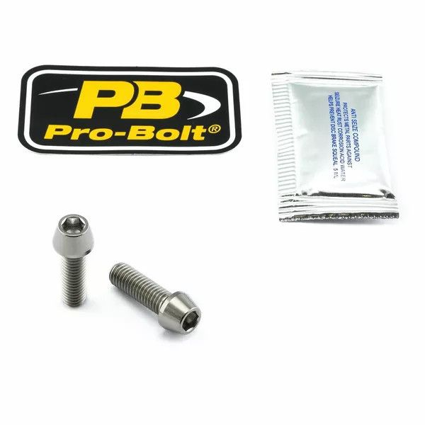 Pro bolt TICLIPBAR130 titán csíptetős / kormányrúd-rögzítő csavarkészlet Kormányra szerelhető kiegészítő 0