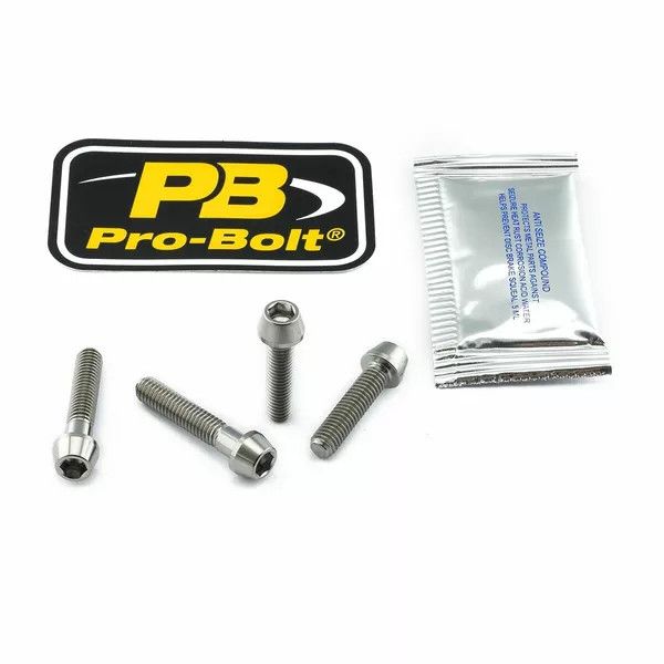 Pro bolt TICLIPBAR350 titán csíptetős / kormányrúd-rögzítő csavarkészlet Kormányra szerelhető kiegészítő 0