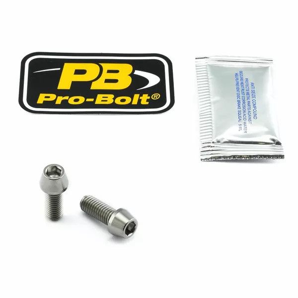 Pro bolt TICLIPBAR400 titán csíptetős / kormányrúd-rögzítő csavarkészlet Kormányra szerelhető kiegészítő 0