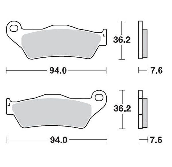 Moto-master 403204 Kerámia fékbetétek Fékbetét 0
