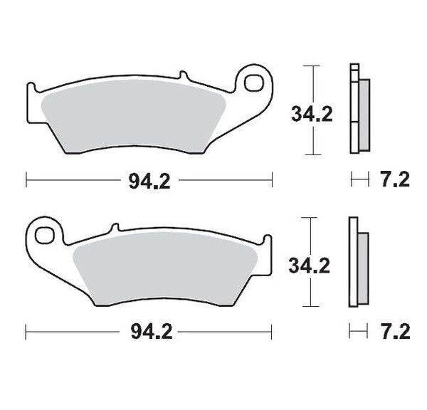 Moto-master 403904 Kerámia fékbetétek Fékbetét 0