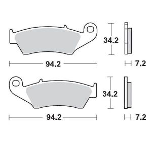 Moto-master 403904 Kerámia fékbetétek Fékbetét