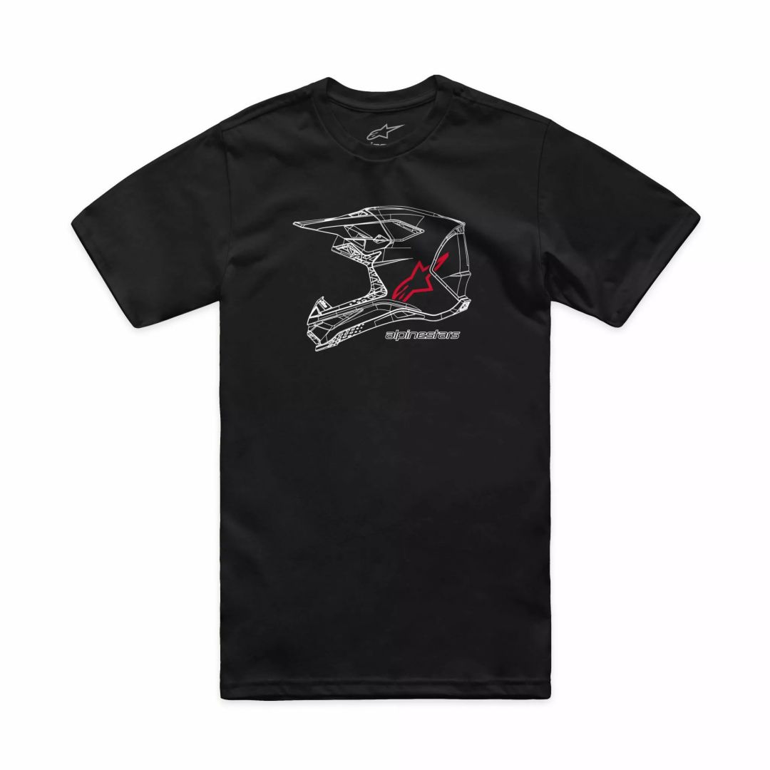 Alpinestars 1214-73116-10-S MX bukóSISAK CSF póló 0