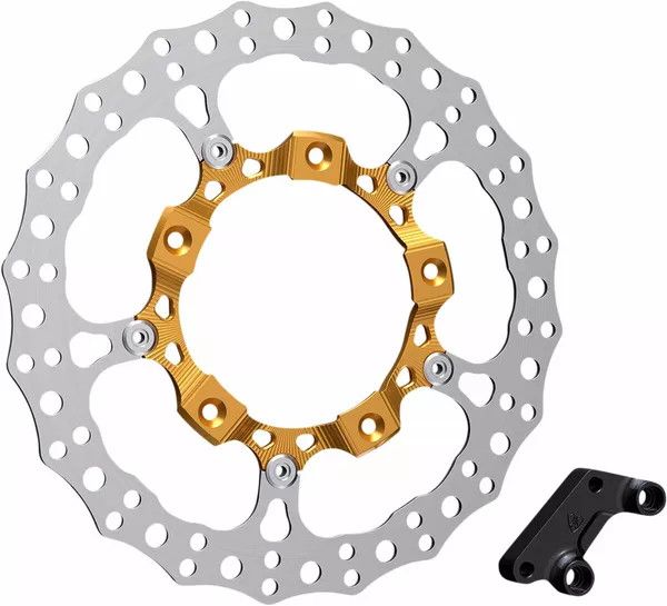 Arlen ness 300-002 Big Brake 14" Teljes lebegő fékrotor készlet Féktárcsa és alkatrészei 0