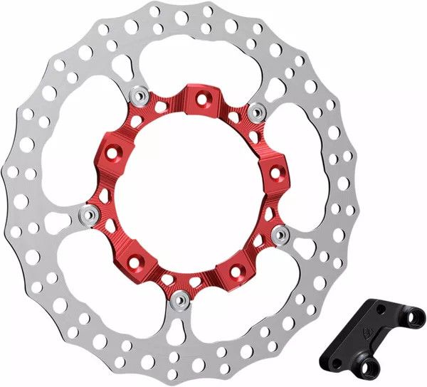 Arlen ness 300-007 Big Brake 14" Teljes lebegő fékrotor készlet Féktárcsa és alkatrészei 0