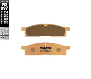 Galfer FD097G1396 HH szinterezett fékbetétek Féktárcsa és alkatrészei