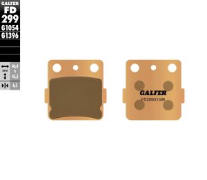 Galfer FD299G1396 HH szinterezett fékbetétek Féktárcsa és alkatrészei