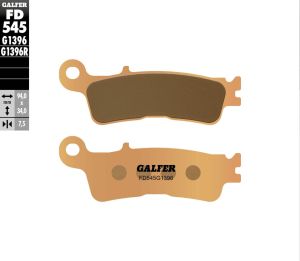 Galfer FD545G1396 HH szinterezett fékbetétek Féktárcsa és alkatrészei