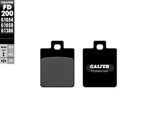 Galfer FD200G1054 félig fém fékbetétek Fékbetét