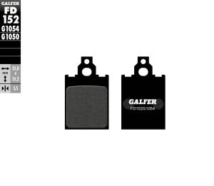 Galfer FD152G1054 félig fém fékbetétek Fékbetét